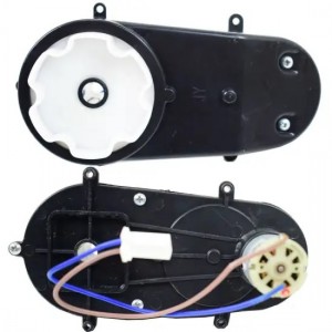 Elektromobilio elektrinis vairo sukimio mechanizmas - reduktorius 12V 5000 RPM